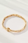 By Anthropologie Crystal Linked Bracelet In Gold