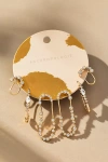 By Anthropologie Crystal Loop Earrings, Set Of 3 In Gold