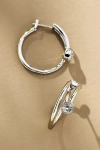 By Anthropologie Crystal Multi-loop Hoop Earrings