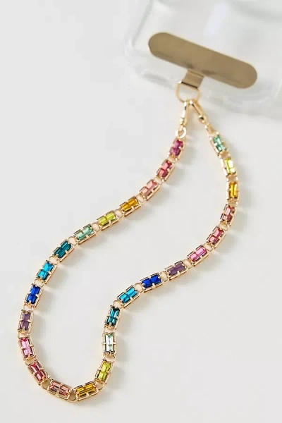 By Anthropologie Crystal Phone Chain In Multi