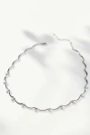 By Anthropologie Crystal Scallop Necklace In Metallic