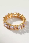 By Anthropologie Crystal Stone Stacking Ring In Purple