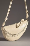By Anthropologie Crystal Teardrop Bag Charm In Silver