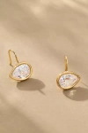By Anthropologie Crystal Teardrop Earrings In Gold