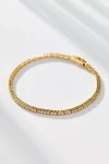 By Anthropologie Crystal Tennis Bracelet In Burgundy