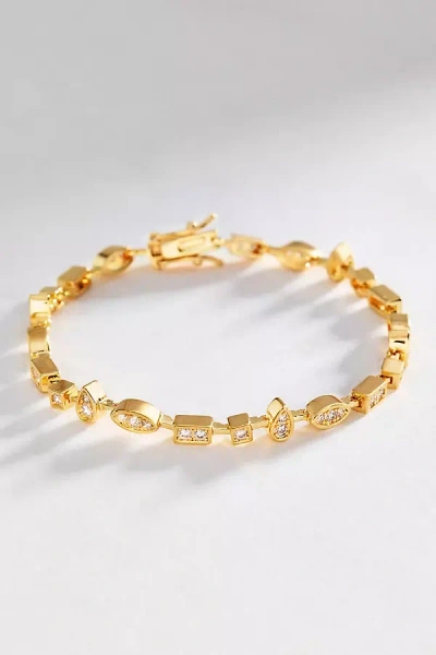 By Anthropologie Cubic Zirconia Bracelet In Gold