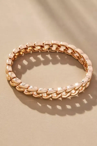 By Anthropologie Curb Link Stretch Bracelet