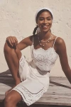 By Anthropologie Cutwork Bermuda Shorts In White
