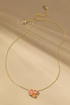 By Anthropologie Dainty Crystal Cluster Necklace