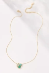 By Anthropologie Dainty Crystal Cluster Necklace In Blue