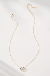 By Anthropologie Dainty Crystal Cluster Necklace In White