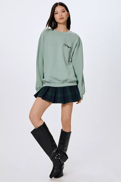 By Anthropologie Degas Graphic Sweatshirt In Green