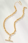 By Anthropologie Delicate Bar Charm Necklace In Gold