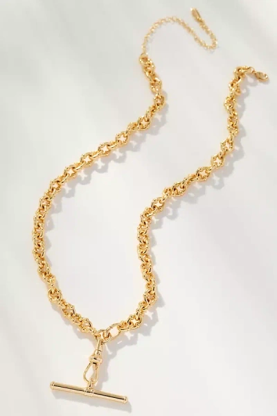 By Anthropologie Delicate Bar Charm Necklace In Gold
