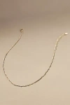 By Anthropologie Delicate Bead Necklace In Blue