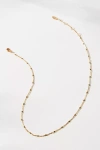 By Anthropologie Delicate Bead Necklace In Green