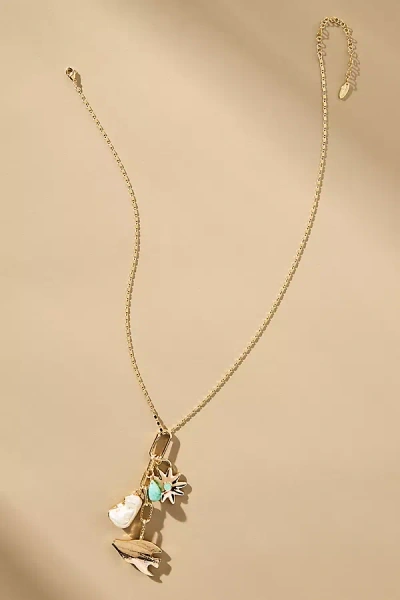 By Anthropologie Delicate Charm Cluster Necklace