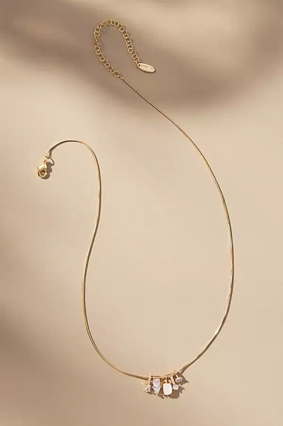 By Anthropologie Delicate Charm Necklace In White