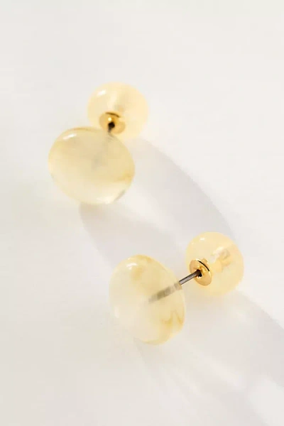 By Anthropologie Delicate Colorful Glassy Post Earrings
