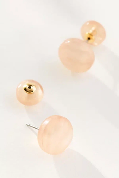 By Anthropologie Delicate Colorful Glassy Post Earrings