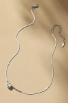 By Anthropologie Delicate Crystal Bezel Necklace