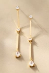 By Anthropologie Delicate Drop Earrings In Gold