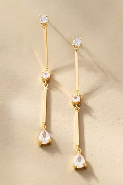 By Anthropologie Delicate Drop Earrings In Gold