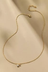 By Anthropologie Delicate Floral Charm Necklace