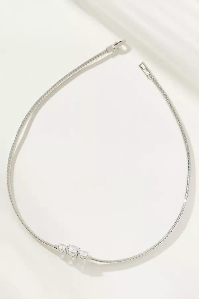 By Anthropologie Delicate Glam Collar Necklace In Silver