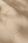 By Anthropologie Delicate Glass Stone Necklace In Transparent
