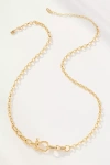 By Anthropologie Delicate Horsebit Necklace In Gold