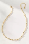 By Anthropologie Delicate Link Necklace In Gold