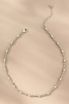 By Anthropologie Delicate Link Necklace In Silver
