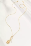By Anthropologie Delicate Link Pendant Necklace In Gold