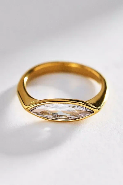 By Anthropologie Delicate Marquise Ring In Gold