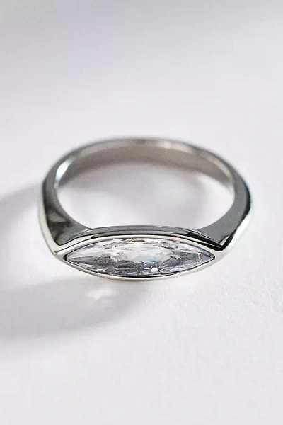 By Anthropologie Delicate Marquise Ring In Silver