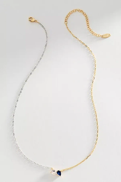 By Anthropologie Delicate Mixed Stone Necklace In Multi
