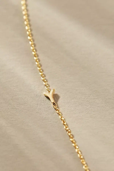 By Anthropologie Delicate Monogram Necklace