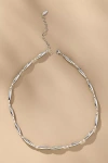 By Anthropologie Delicate Pearl Metal Necklace In Silver