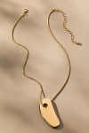 By Anthropologie Delicate Sculptural Pendant Necklace In Gold