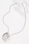 By Anthropologie Delicate Sleek Pendant Necklace In Metallic