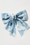 By Anthropologie Dewy Tropics Hair Bow In Blue