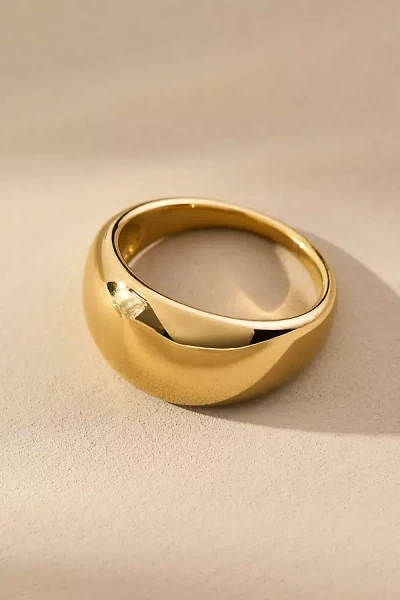 By Anthropologie Dome Ring In Gold