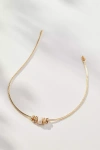 By Anthropologie Donut Charm Collar Necklace In White