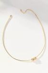 By Anthropologie Donut Charm Necklace In Gold