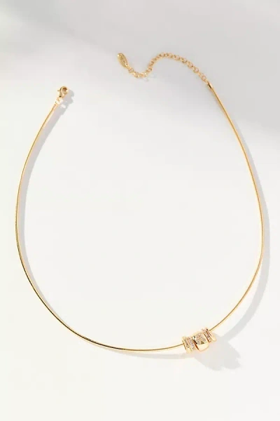 By Anthropologie Donut Charm Necklace In Gold