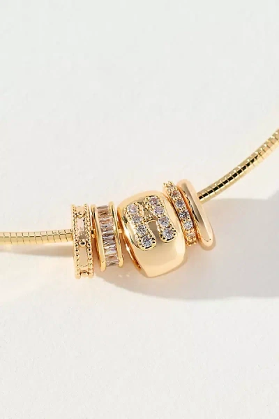 By Anthropologie Donut Charm Necklace In Gold