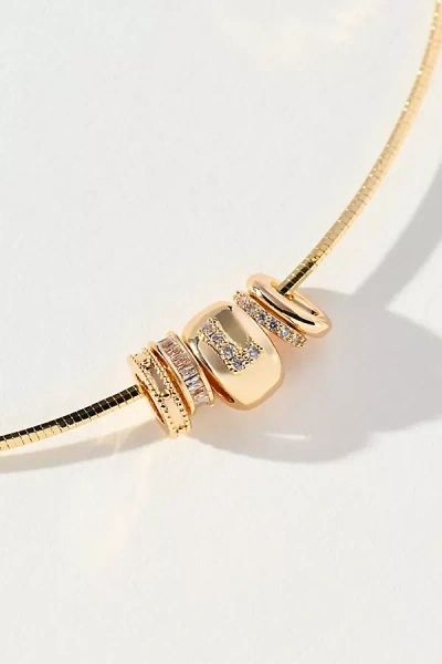 By Anthropologie Donut Charm Necklace In Gold