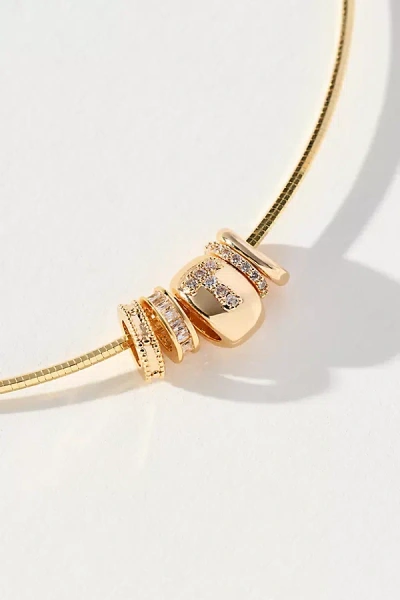 By Anthropologie Donut Charm Necklace In Gold