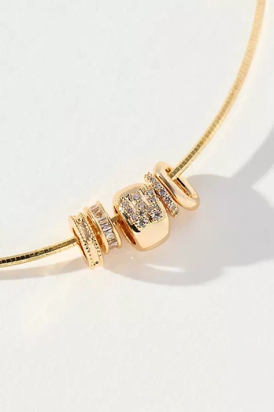 By Anthropologie Donut Charm Necklace In Gold